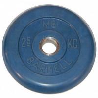 2.5 кг диск (блин) MB Barbell (синий) 31 мм.