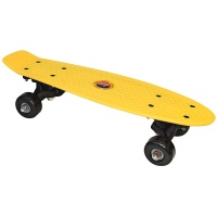 Скейтборд пластиковый 41x12cm (желтый) (SK400) E33082