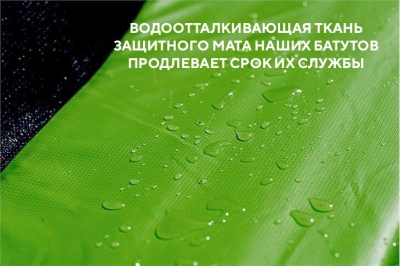 Батут с защитной сеткой "PERFETTO SPORT PREMIUM MOVING 14" диаметр 4,30 м зеленый